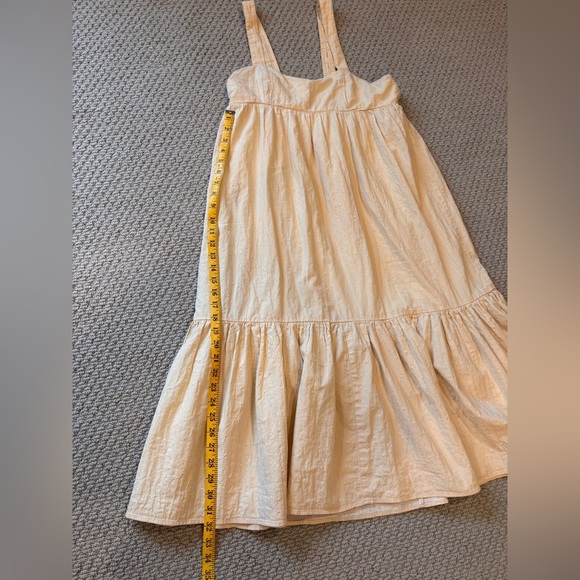 Moon River Cream Maxi Sun Dress - Picture 7 of 11